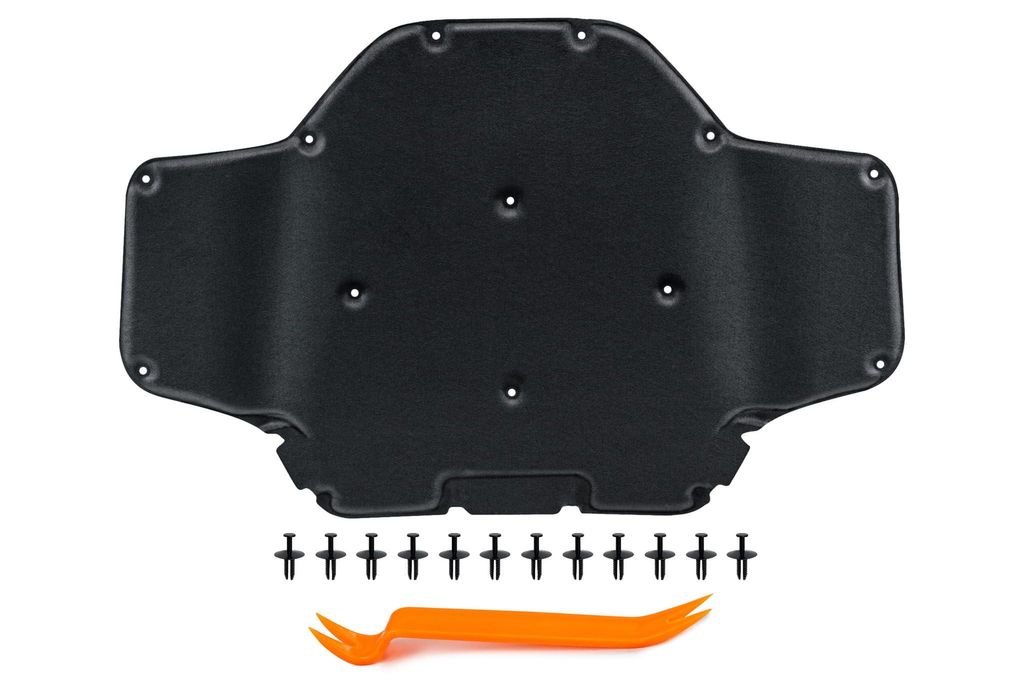 HERSTMOTO Insonorisant de capot avec clips compatible avec Image du produit 