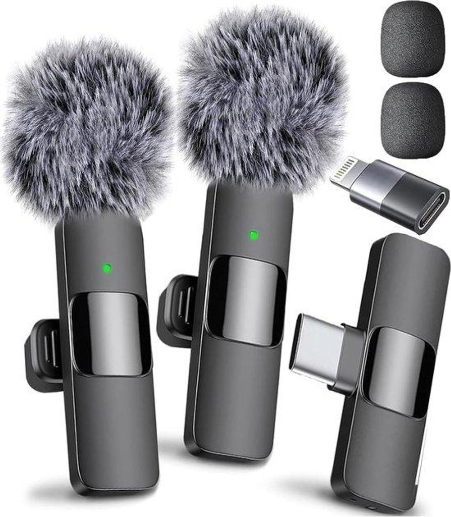 Sada klopných mikrofonů pro videozáznamy, balení po 2 Obrázek produktu 