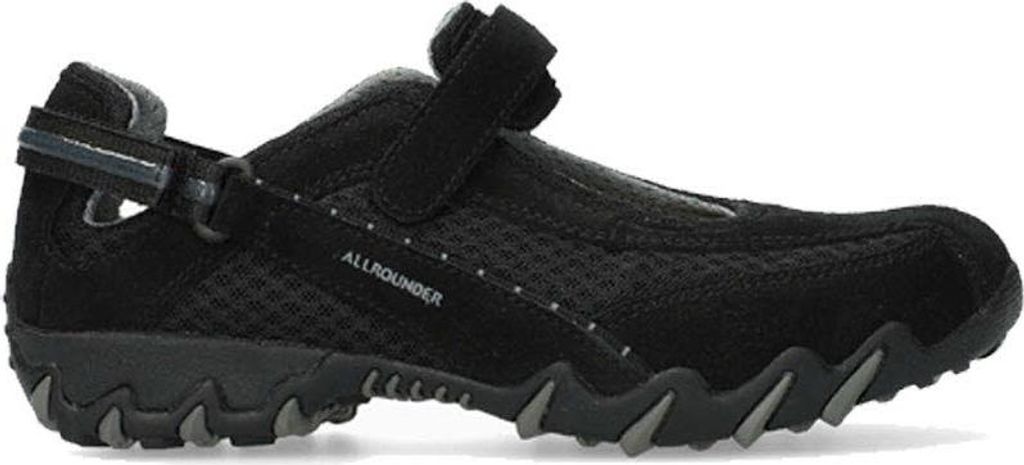 Allrounder Niro Sneaker, Klettverschluss, Black, C. Suede 14 / 3D Mesh 14 37
