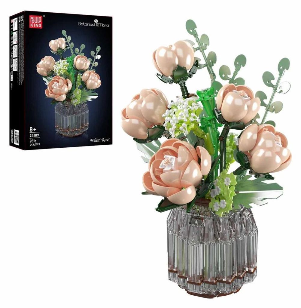 24109 - Rosen im Topf (Mould King) Produktbild 