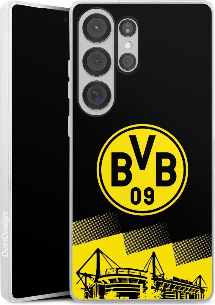 DeinDesign Slim Hülle für Samsung Galaxy S25 Ultra Silikon Case Ultra Dünn Handyhülle BVB Borussia Dortmund Stadion