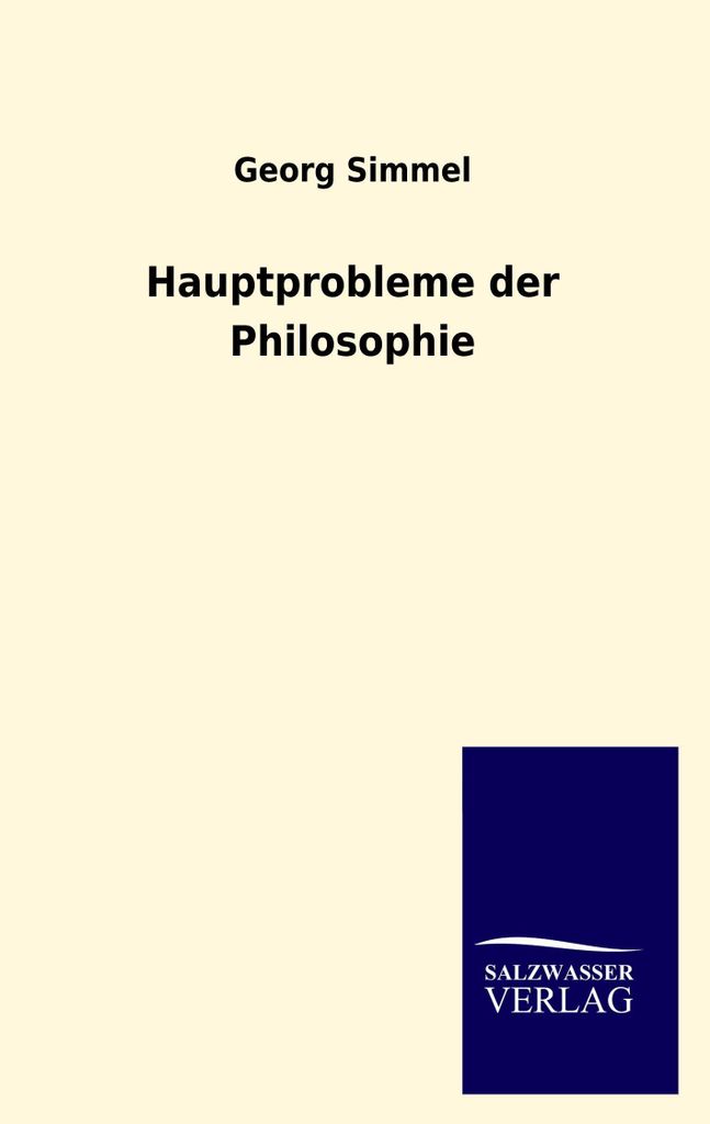 Hauptprobleme der Philosophie