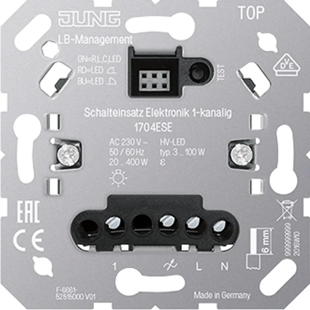 Module Relais Universel JUNG 0-400W NSTeing pour Contrôle d'Éclairage