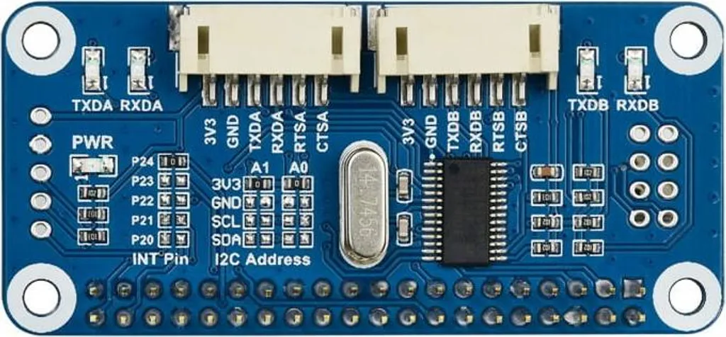 Extension GPIO Raspberry Pi avec ports UART et connecteurs renforcés - 4