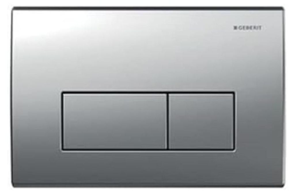 Geberit BetPl. Kappa50, für 2-Mengen-Spülung mattverchromt