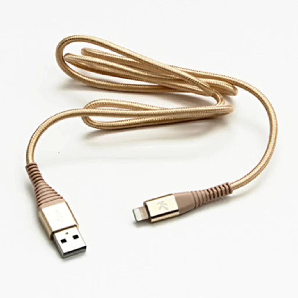 Cavo Lightning 2m Oro Nylon MFi - Qualità Professionale Certificata - 2