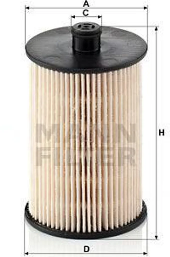 Filtre carburant PU 823 x MANN-FILTER en polyuréthane haute qualité