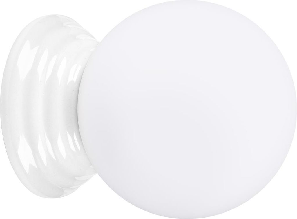 Kinkiet ceramiczny szkliwiony ZORI biały 1xG9x15W ceramika Zdjęcie produktu 