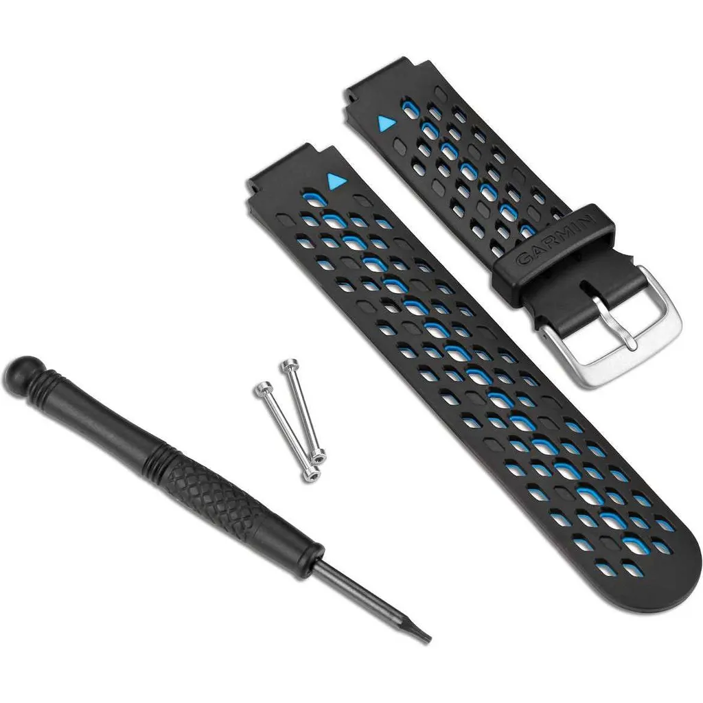 Remplacer bracelet Garmin Forerunner 620 défectueux noir bleu sport