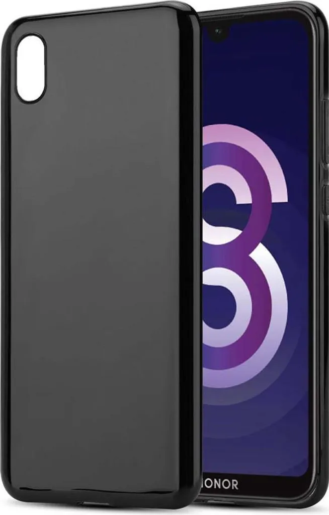 Cadorabo Custodia TPU Nero per Huawei Y5 2019 e Honor 8S - Cover Slim