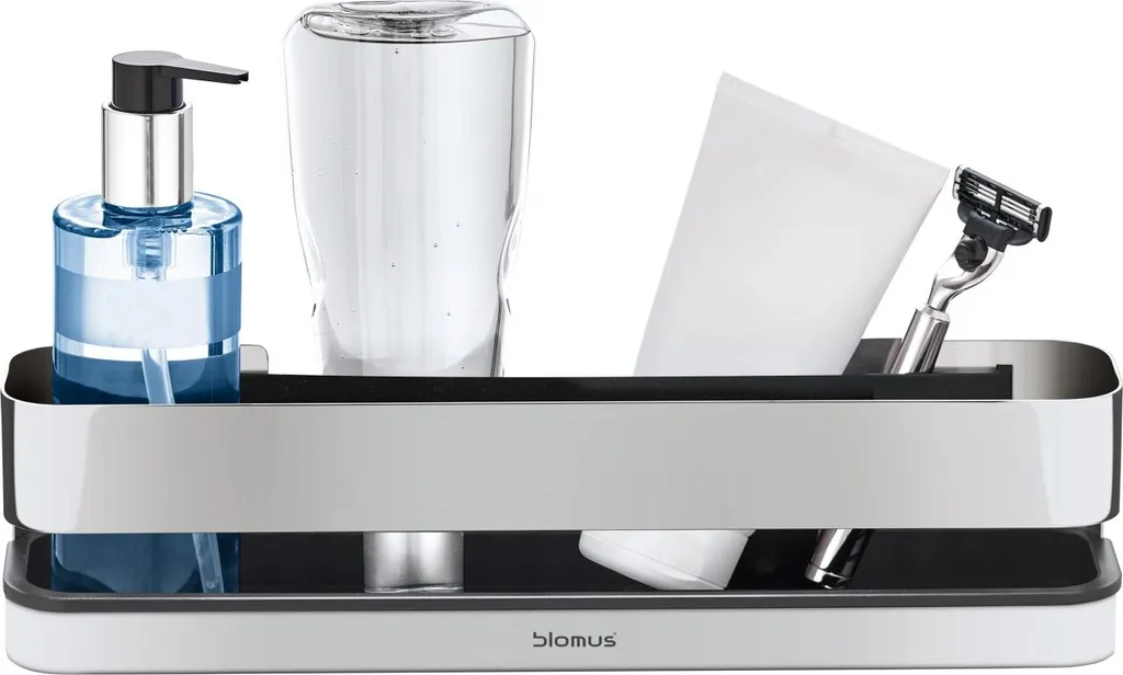 Panier de douche BLOMUS NEXIO L 68956 en acier inoxydable brossé