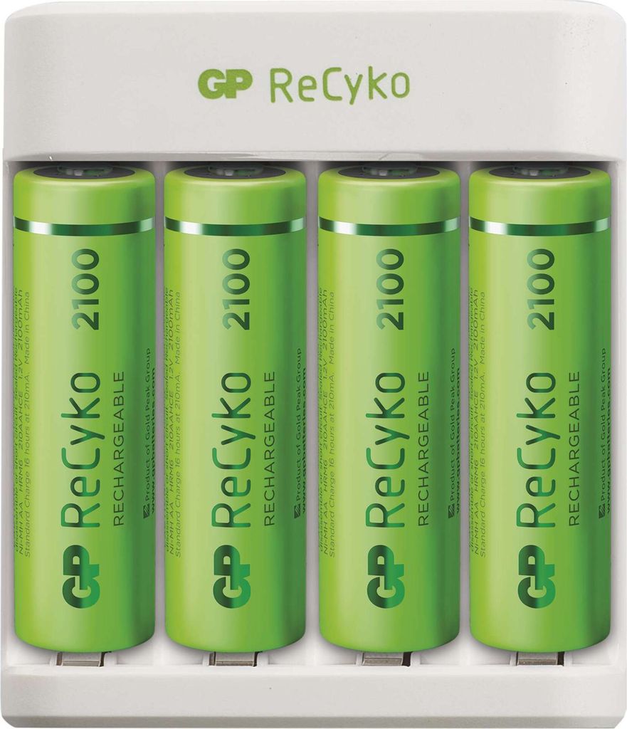 GP Nabíječka baterií Eco E411 + 4× AA 2100 + 4× AAA 800, Obrázek produktu 1
