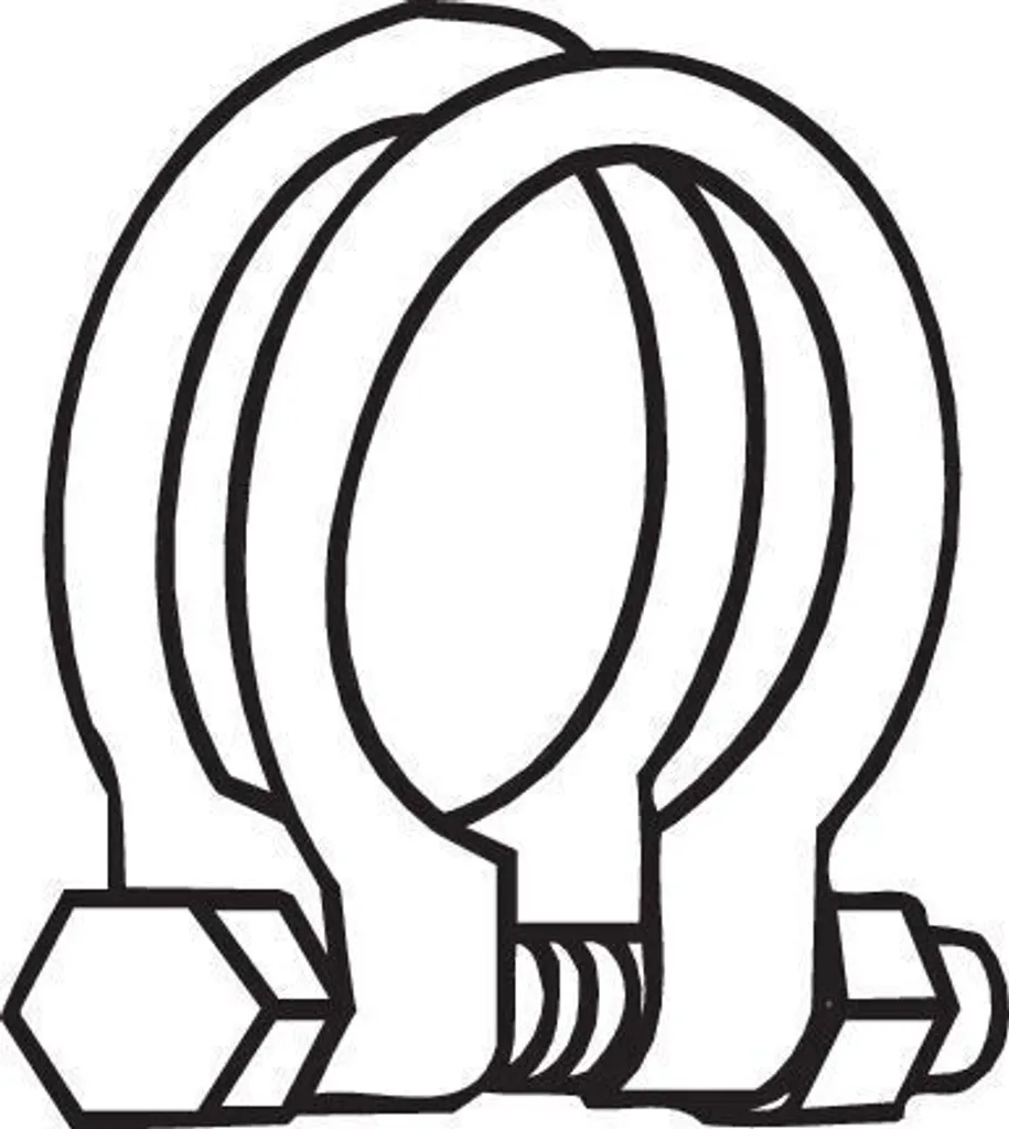 Bosal 250-547 Pièce de Serrage pour Système d'Échappement Central Auto