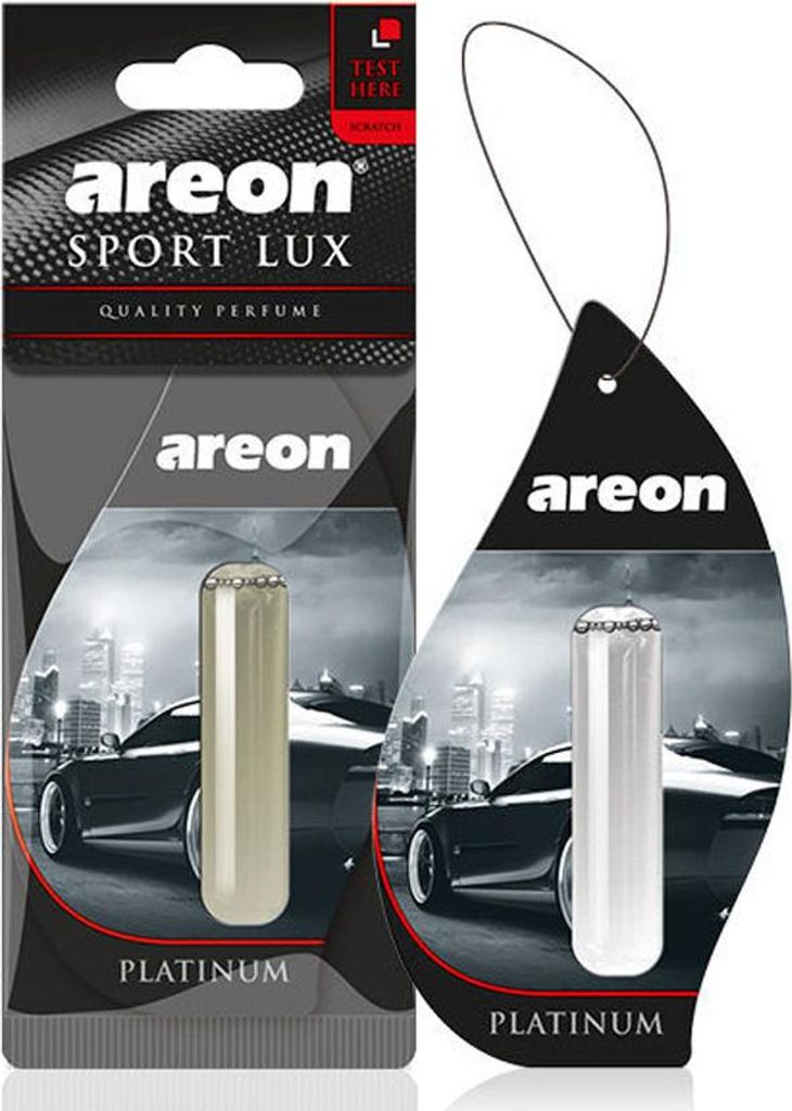 Areon Sport Lux Profumo Liquido per Auto Bretella Platino, Immagine del prodotto 