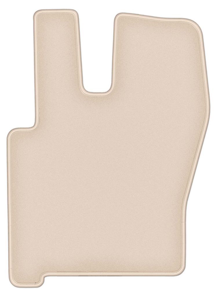 DURBAN Beige Velours-Fahrerfußmatte für Iveco Eurocargo II Lkw 120 (2002-2008)