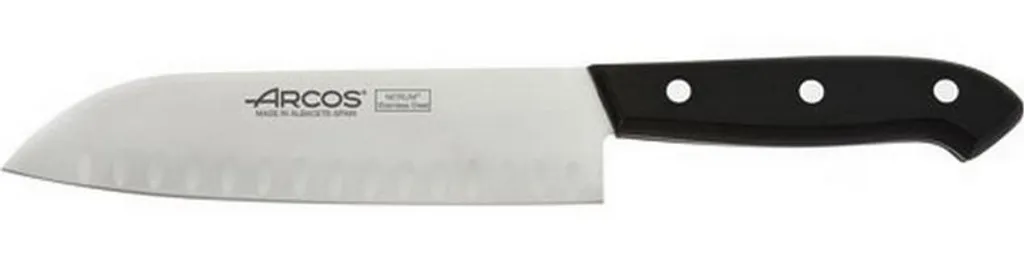 Couteau santoku 17cm Arcos Bolonia : fini les aliments qui collent à la lame