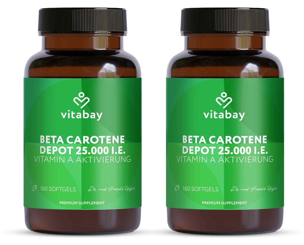 Vitabay Beta Carotin Bräunungskapseln Hochdosiert 25.000 Produktbild 