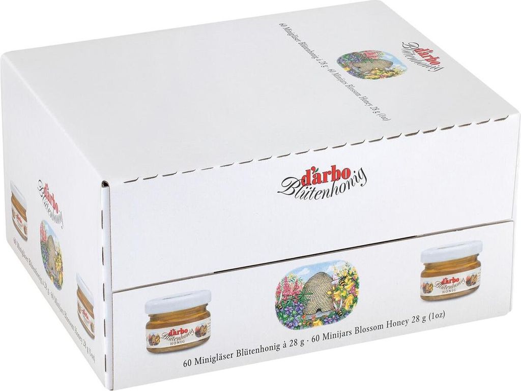 Miód kwiatowy Darbo w mini słoiczku, smarowidło, smarowidło Zdjęcie produktu 