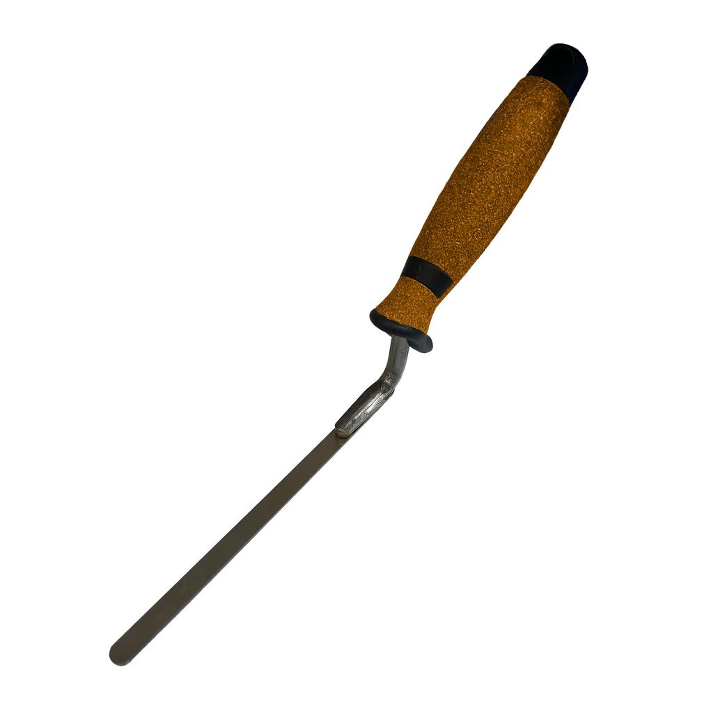 Profi Hamburger Fugenkelle 8 mm, Fugeisen Fugenformer, Korkgriff, Zum Verfugen Ziegel und Klinkersteinen