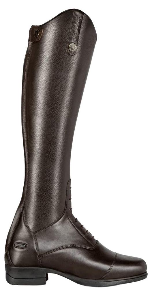 Moretta - Kinder Lange Reitstiefel Gianna, Leder ER477 (37 EU) (Braun)