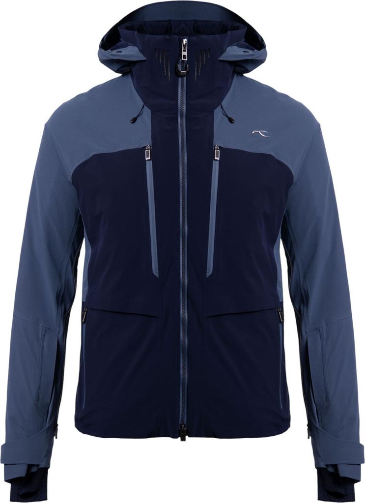 KJUS Lasse Airflow Herren Skijacke mit Kapuze blau 54