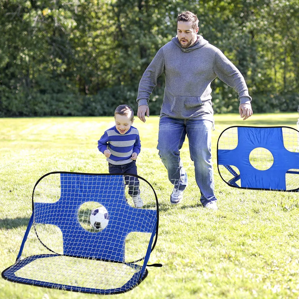 Buts de Foot Pliables sans Montage - Solution Gain de Place pour Jardin - 2