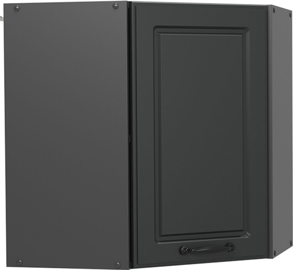 Eckhängeschrank Vicco R-Line Anthrazit Landhaus 57 cm, Model 54139