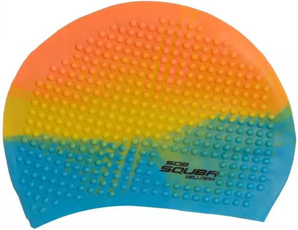 Bonnet de Bain en Silicone Squba Bubble Multicolore Anti-Traction - 4