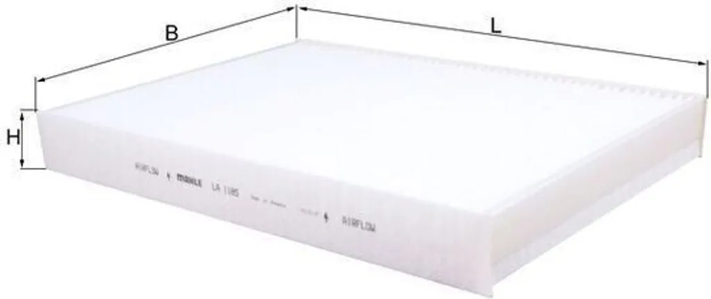 Filtre d'habitacle KNECHT LA 1185 pour éliminer la buée et les pollens