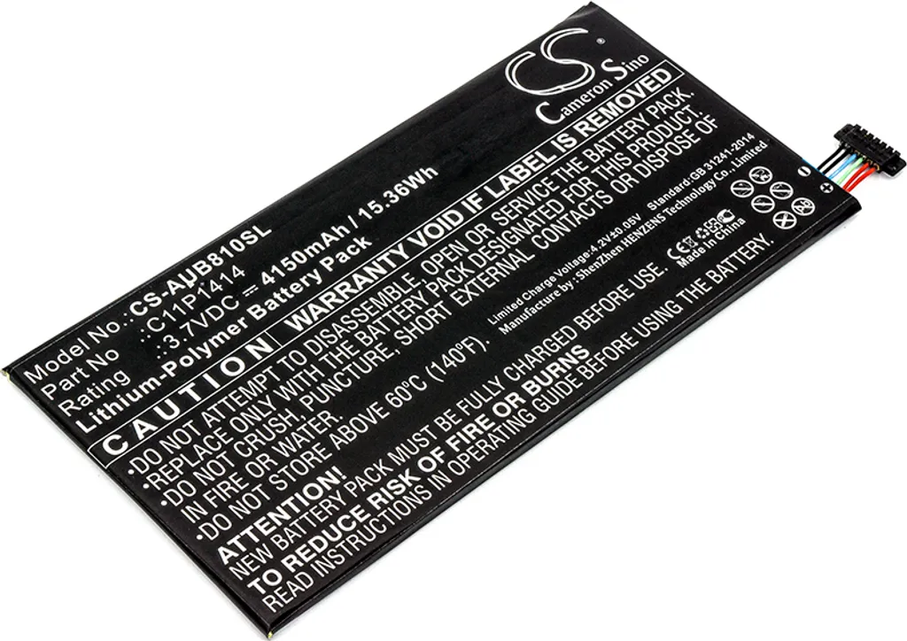 Réparer Batterie Asus ZenPad 8.0 CB81 Problème de Charge C11P1414 Fix
