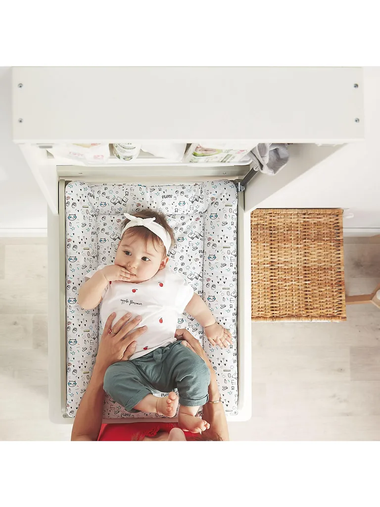 Table à langer murale rabattable Splash Badabulle pour petits espaces - 6