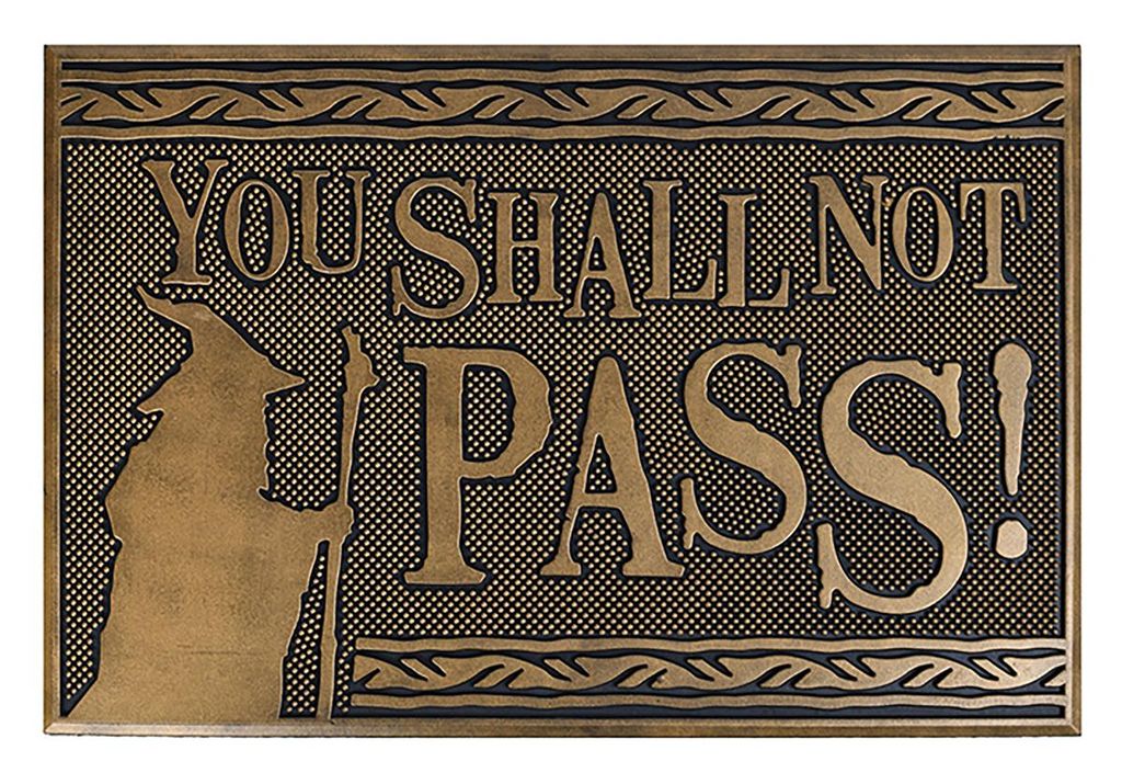 Wycieraczka Władca Pierścieni You Shall Not Pass 40 x 60 cm Zdjęcie produktu 