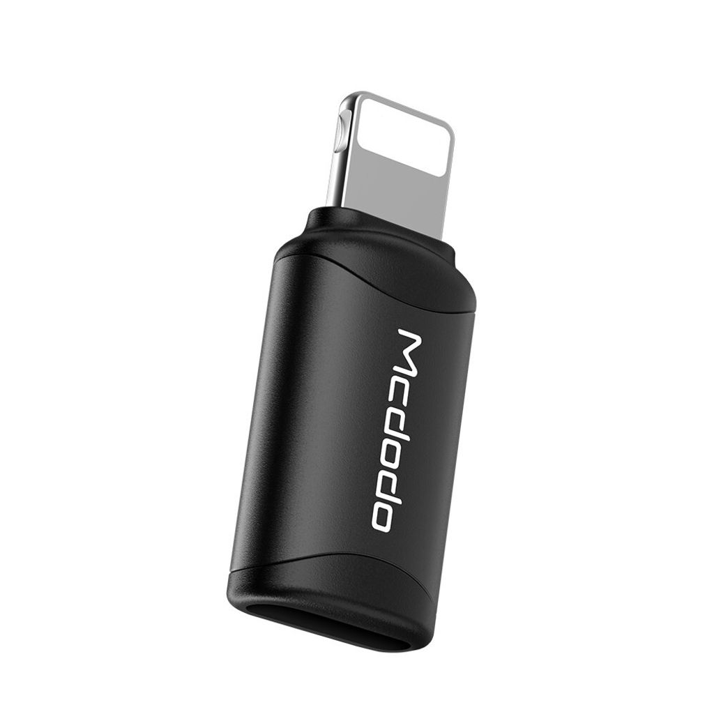 Mcdodo OT-8730, USB-C zu Lightning Adapter, schwarz