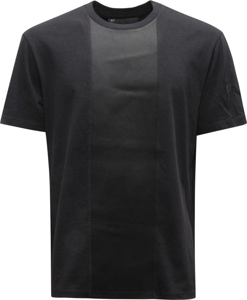 M2752 Neil Barrett Mann T-Shirt Schwarz