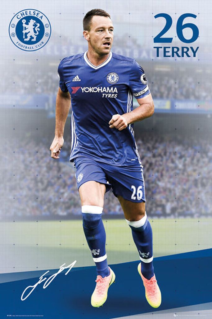 Empireposter 749390, 1 Stück(e), Sport, Chelsea FC, Terry 16/17, Rechteck, Junge/Mädchen