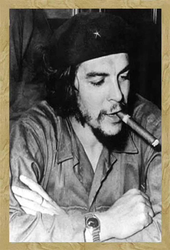 Poster Che Guevara Cadre Shinsuke en Bois MDF et Vitre Acrylique Durable