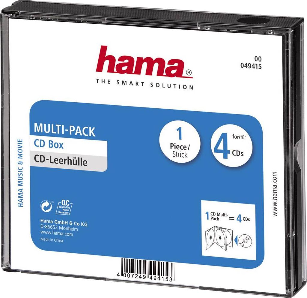 Hama "Multipack", 142 mm, 125 mm, 26 mm, 121 g Zdjęcie produktu 