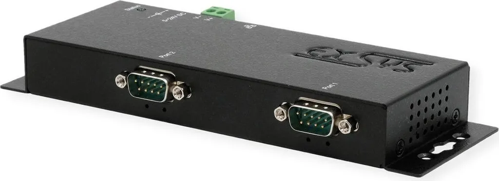 Convertisseur Ethernet vers RS-232 double port pour réseau local