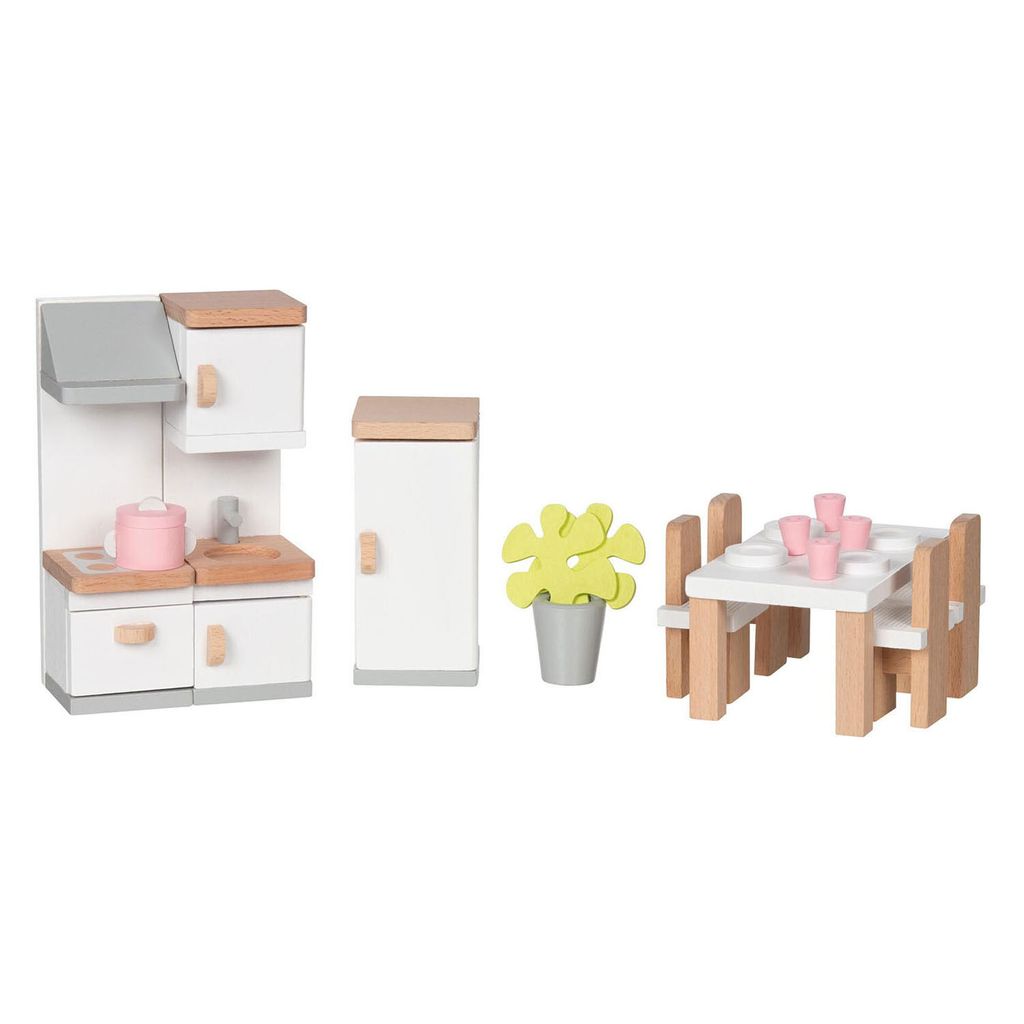 Goki Meubles de poupées en bois Cuisine, 20dlg. Image du produit 