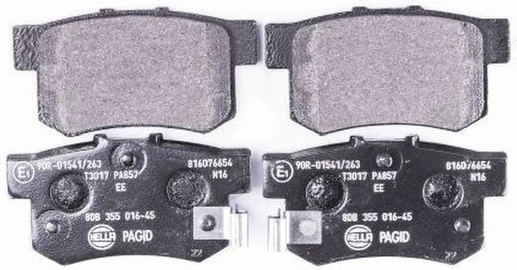 Plaquettes de frein arrière HELLA pour ACURA HONDA MG ROVER d'origine