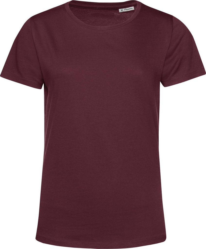 B&C - "Inspire E150" T-Shirt für Damen FK3133 (M) (Burgunderrot)