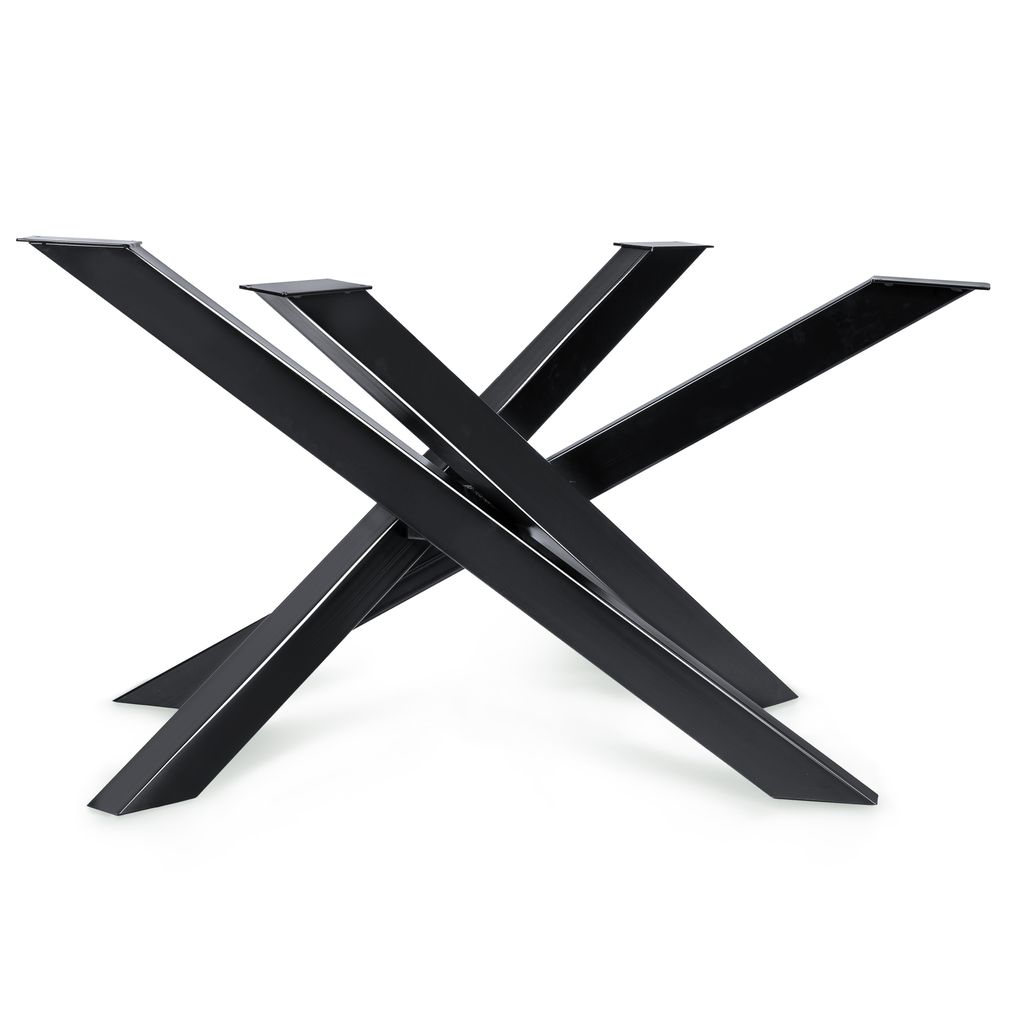 ein Paar schwarz Tischgestell Tischuntergestell Tischkufe 64 x 40 cm Couch Kufen 