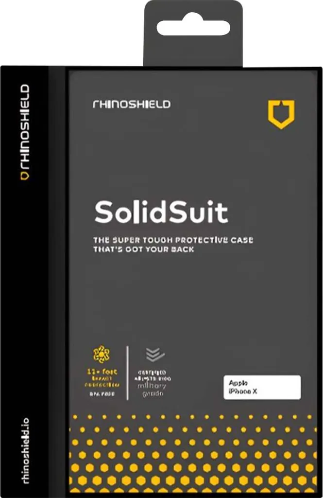 Coque RhinoShield SolidSuit pour iPhone 16 Bleu 6,1 pouces Protection - 4