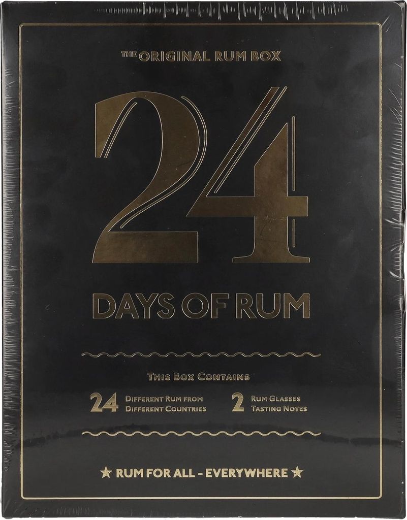 24 DAYS OF RUM The Original Rum Box Black Edition 41,3% Image du produit 