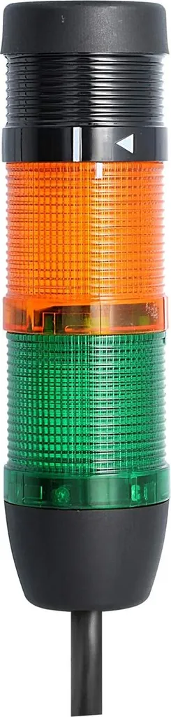 Torretta LED Industriale STEX24 SS50-B2 24V | Segnalatore con Buzzer