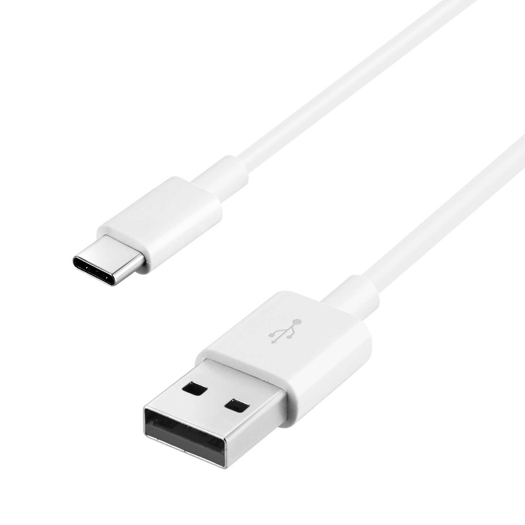 USB-C auf USB Ladekabel (Aufladen und Synchronisierung) – 2 Meter – Weiß