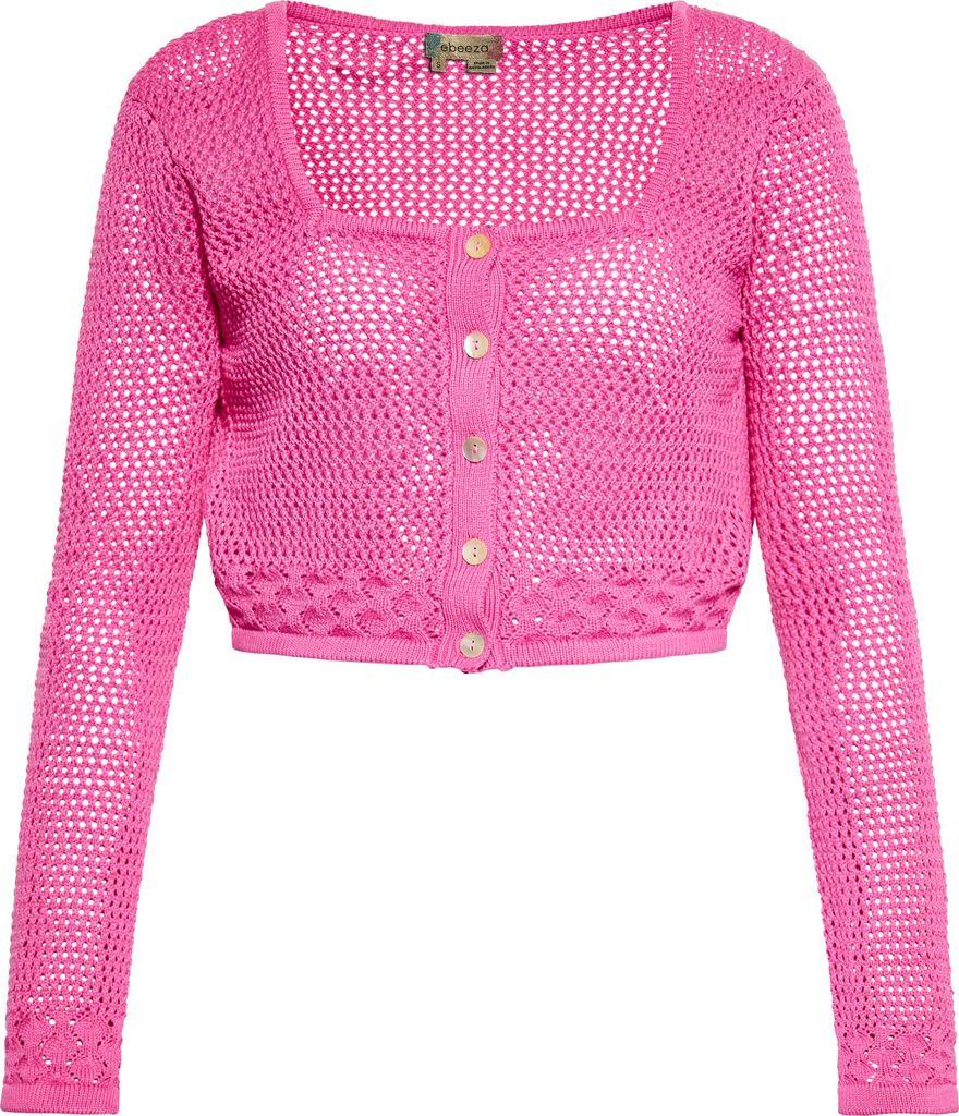 ebeeza damen strickjacke - pink, XS