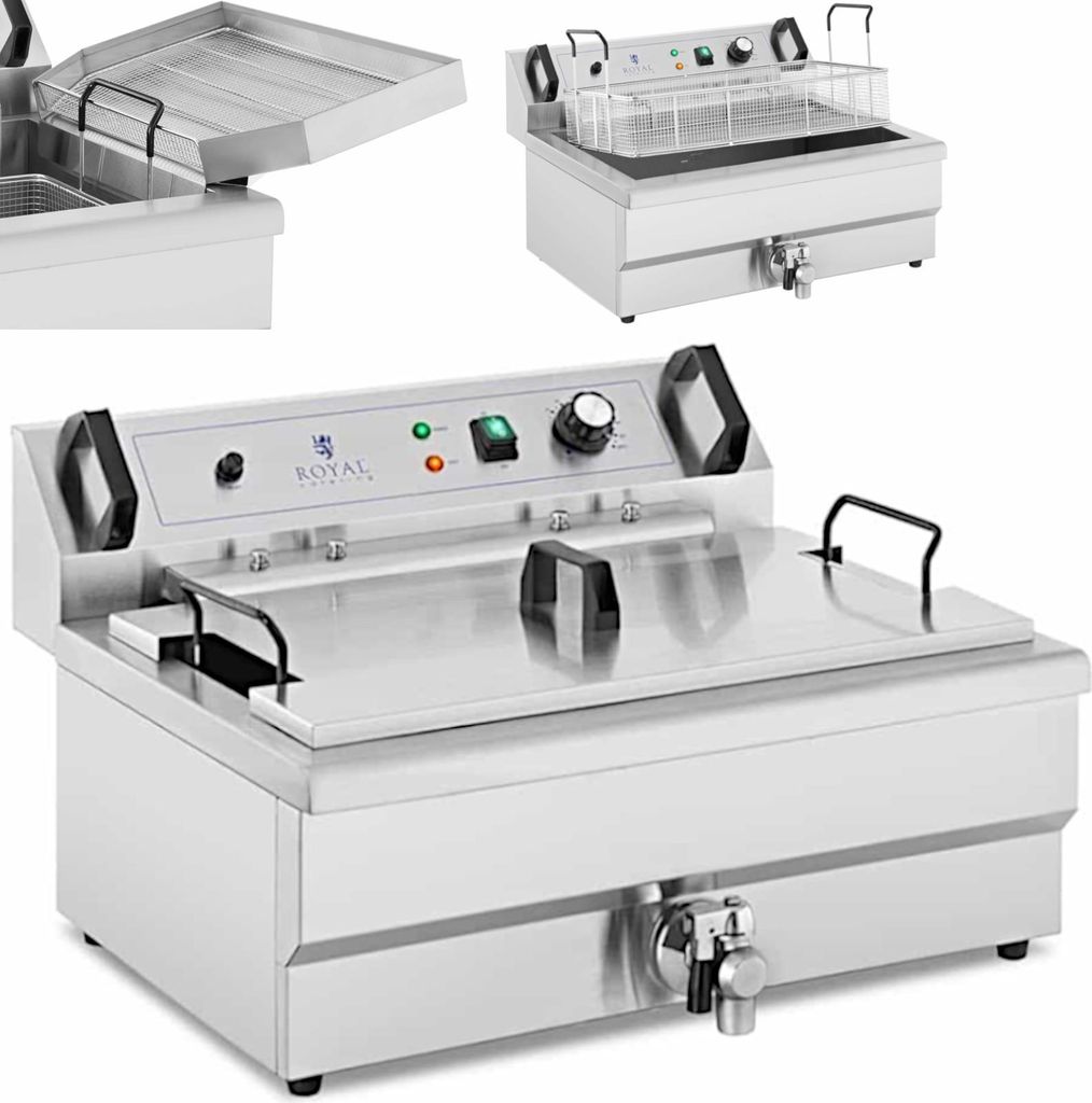 Expondo Royal Catering Fritéza - 23 l - 3000 W - Vypúšťací Obrázok produktu 
