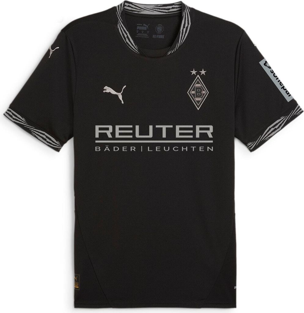 Puma KInder BMG Third Jersey Replica 2024-2025 - 946082 1, Farbe:Schwarz, Textil:176