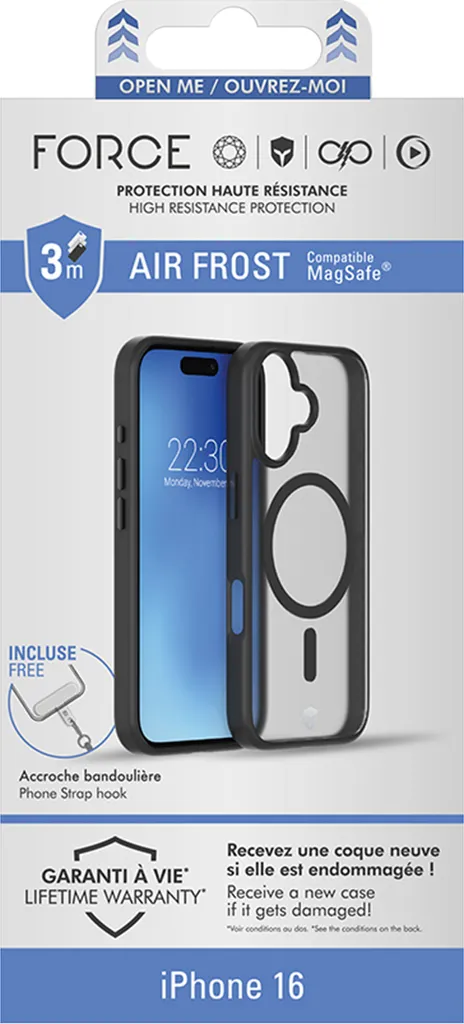 Force Case Air Frost iPhone 16 Custodia Protettiva MagSafe - 4